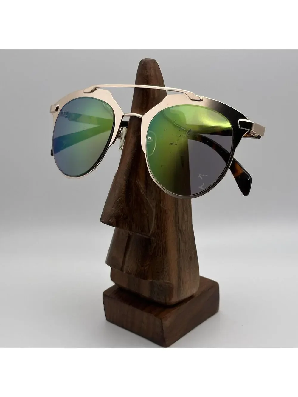 Betsey Johnson Gold Aviator-Style Sunglasses with Tortoiseshell Arms